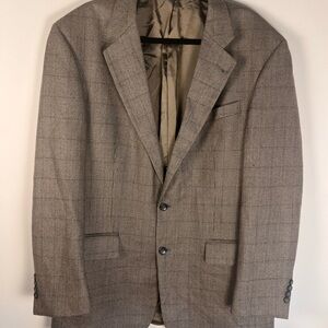 Oscar de la Renta lambs wool and cashmere men’s sport coat blazer size 44L